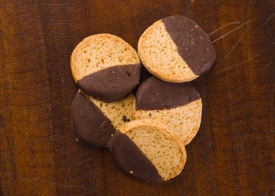 Dinkel-Ingwer-Taler-Kuvertüre